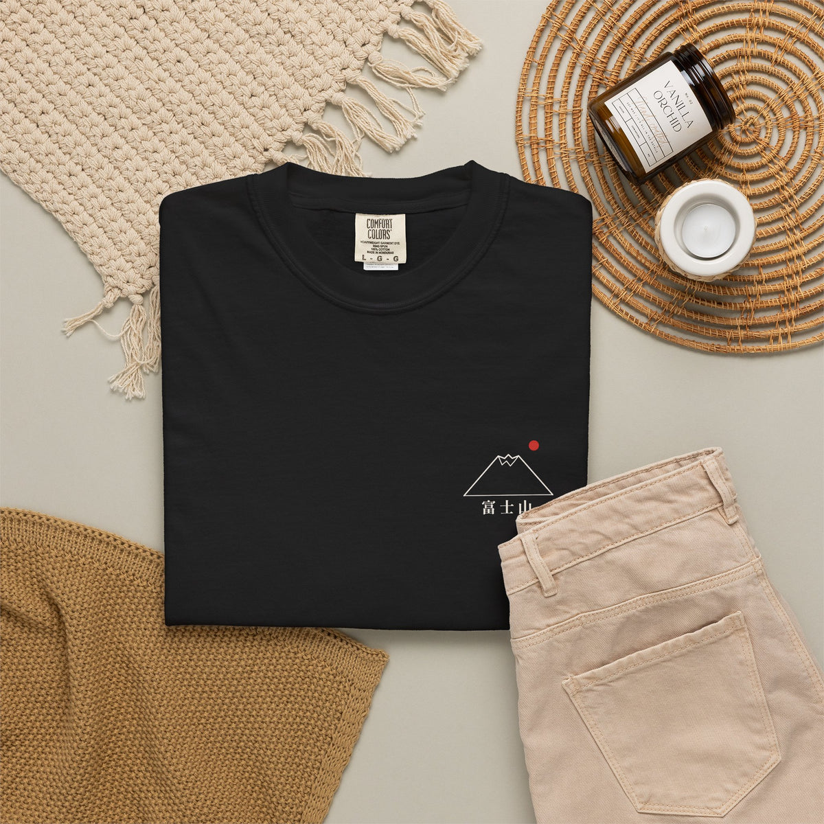 Mt Fuji Line Art Minimalist Tee | Japanese Aesthetic Streetwear Shirt