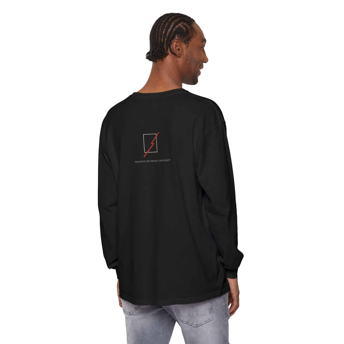 Copy Study Kanji Anime Long Sleeve Tee | Ninja Japanese Streetwear