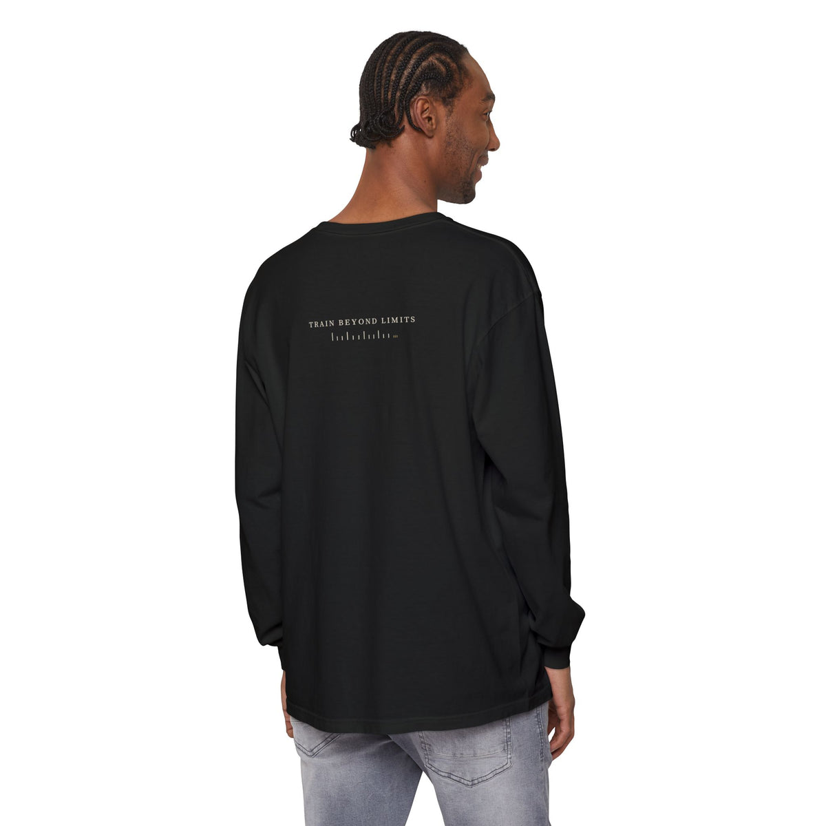 Gravity Training Kanji Anime Long Sleeve Tee | Power Level Gym Japanese Streetwear
