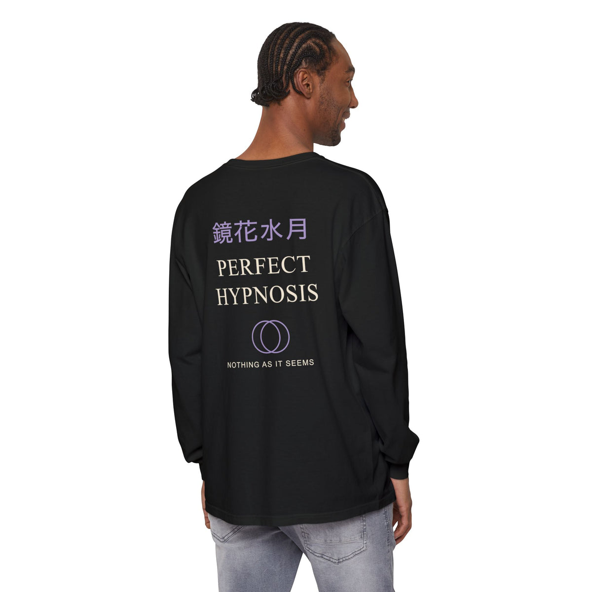 Perfect Illusion Kanji Long Sleeve Tee | Inspired by Sosuke Aizen from Bleach