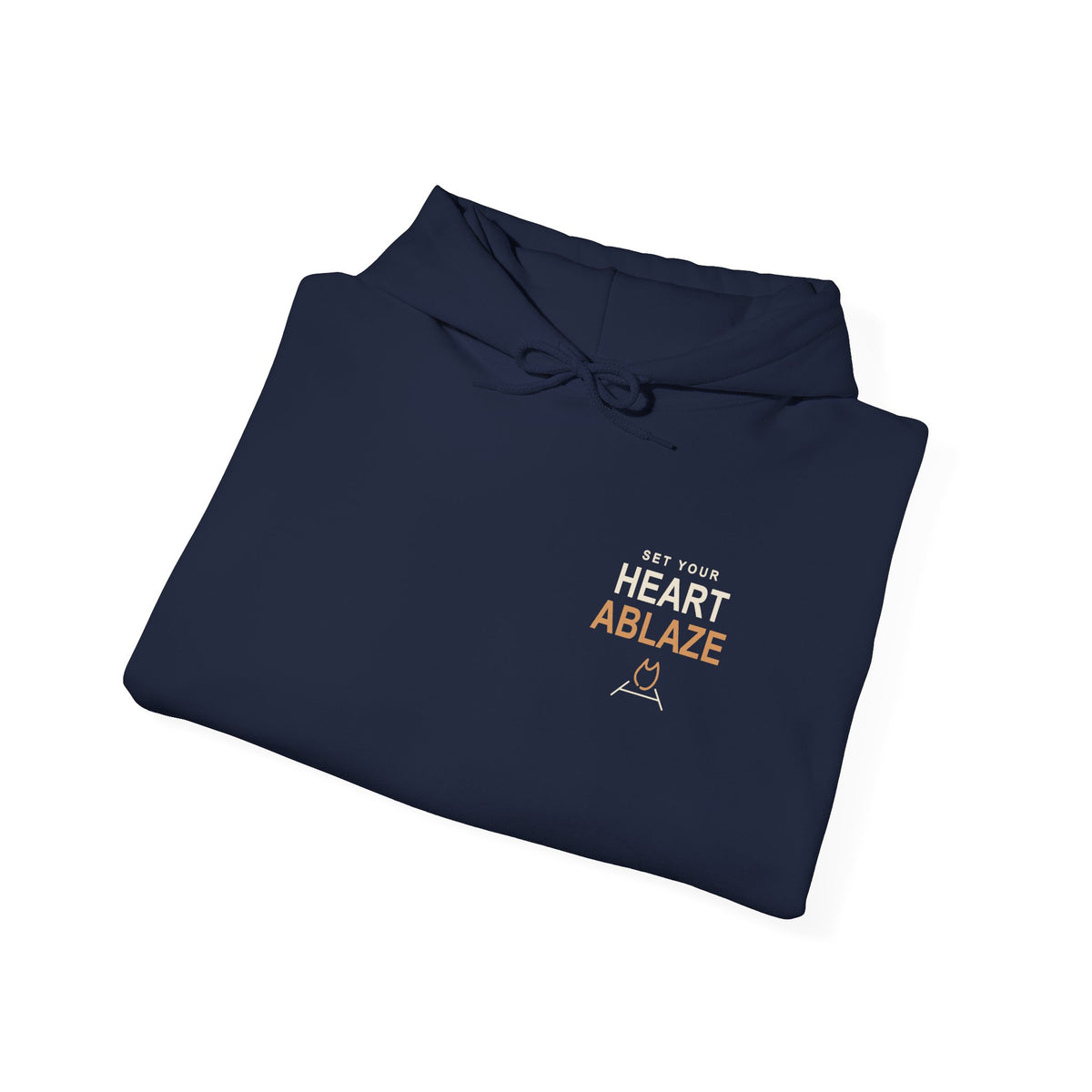 Heart Ablaze Anime Quote Hoodie | Demon Hunter Japanese Streetwear