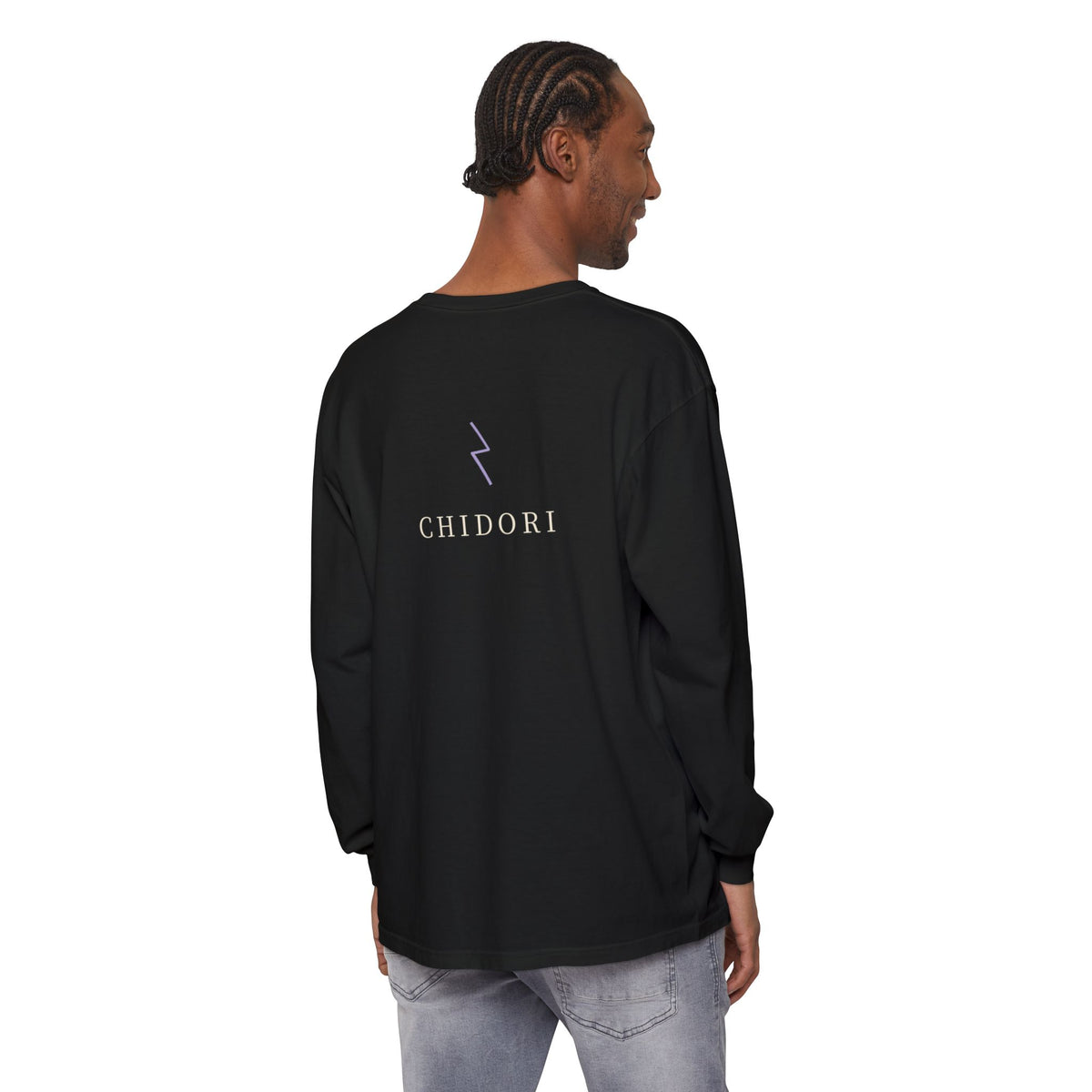 Storm Heir Kanji Anime Long Sleeve Tee | Ninja Japanese Streetwear