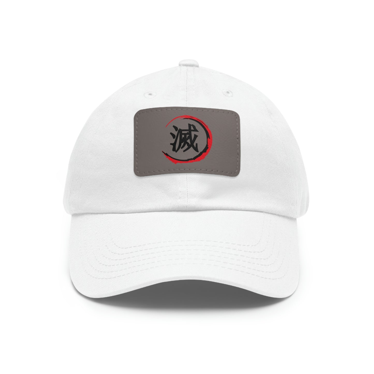 Demon Slayer Dad Hat with Leather Patch