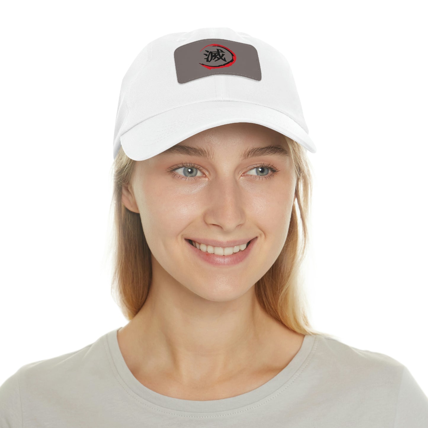 Demon Slayer Dad Hat with Leather Patch