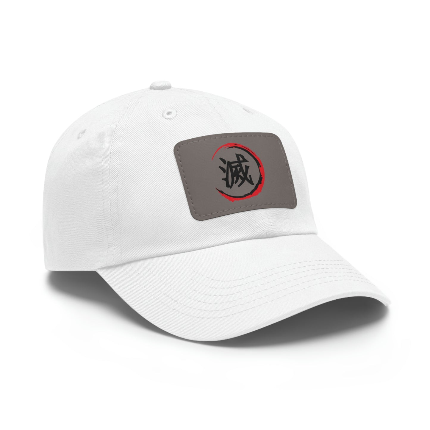 Demon Slayer Dad Hat with Leather Patch