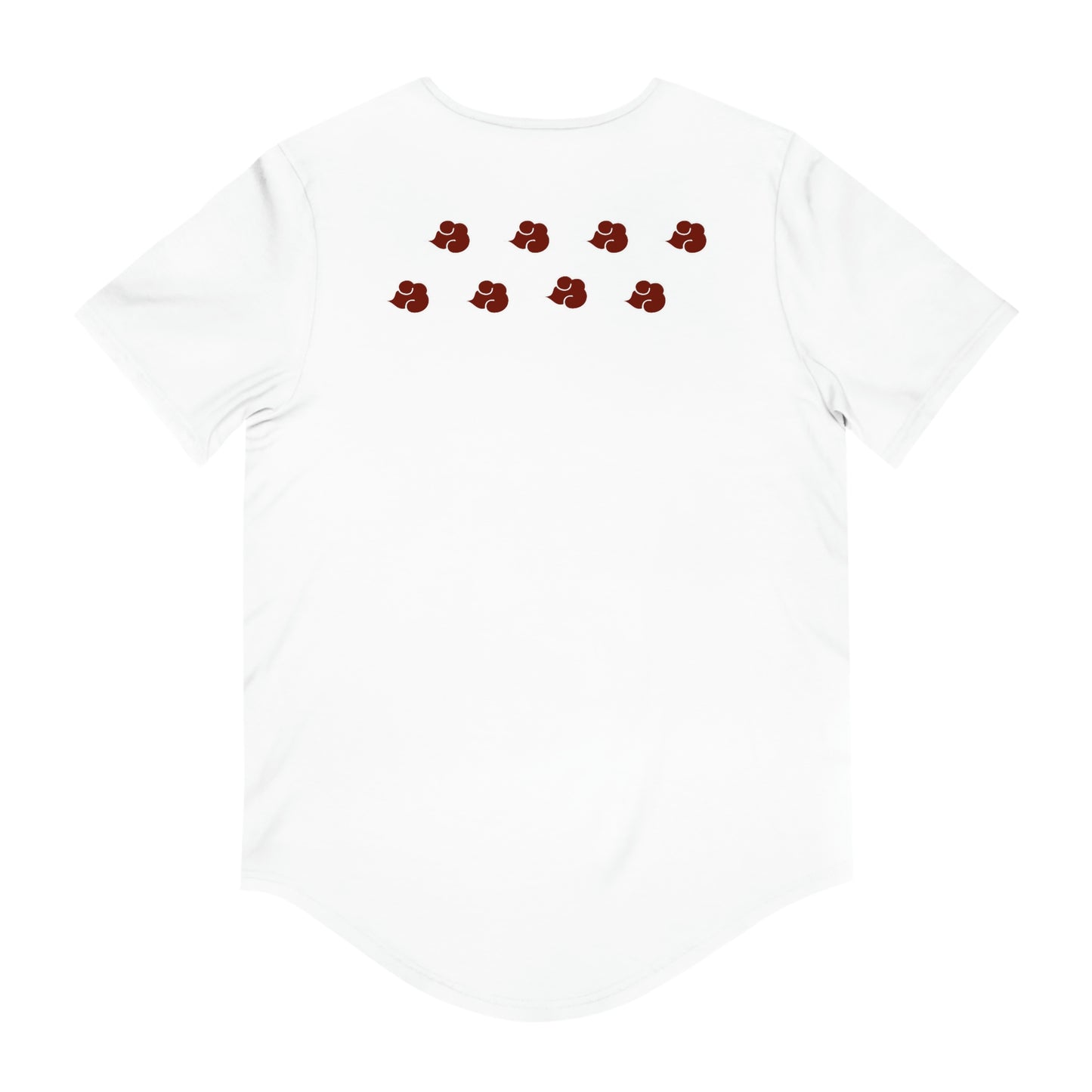 Akatsuki Inspired Men's Jersey Curved Hem Tee Shirt