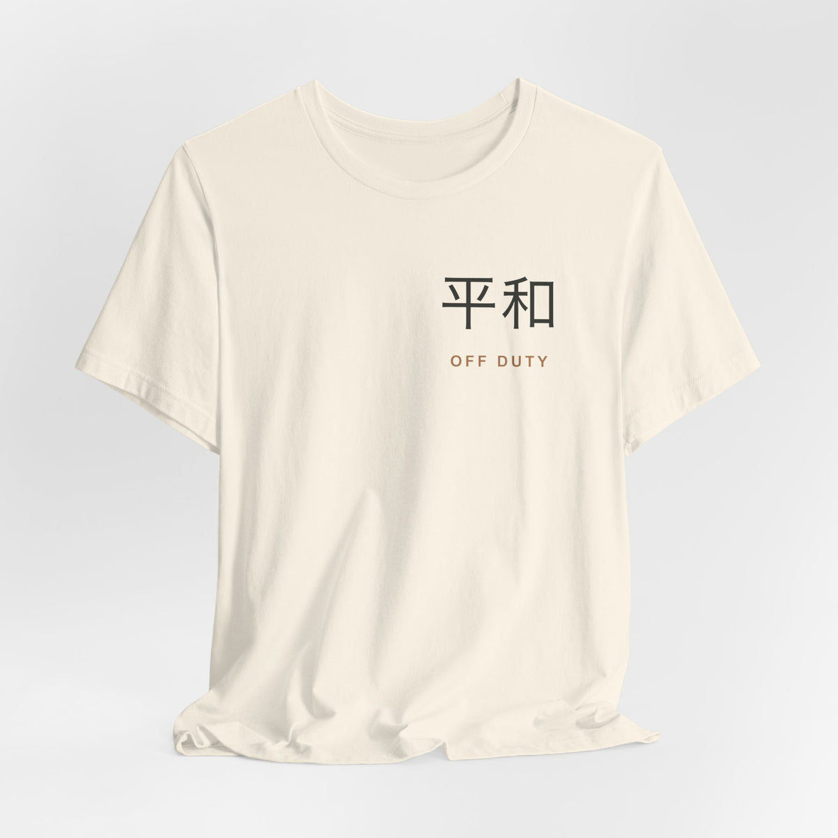 Off Duty Kanji Anime Soft Tee | Retired Assassin Japanese Streetwear