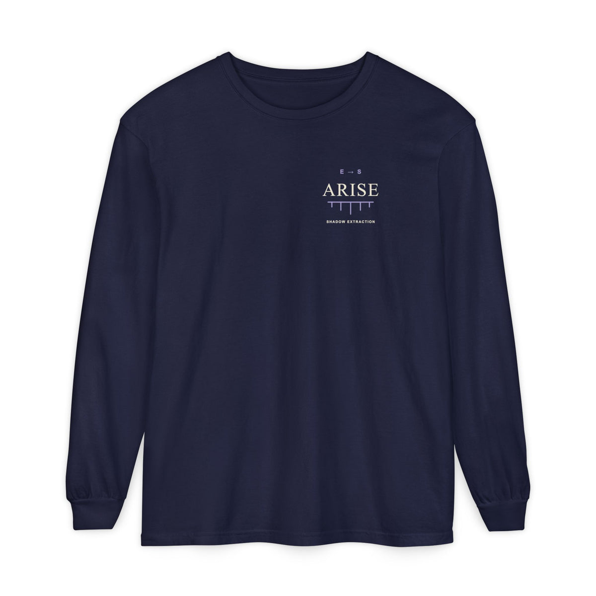Arise Rank Quote Long Sleeve Tee | Inspired by Sung Jinwoo from Solo Leveling