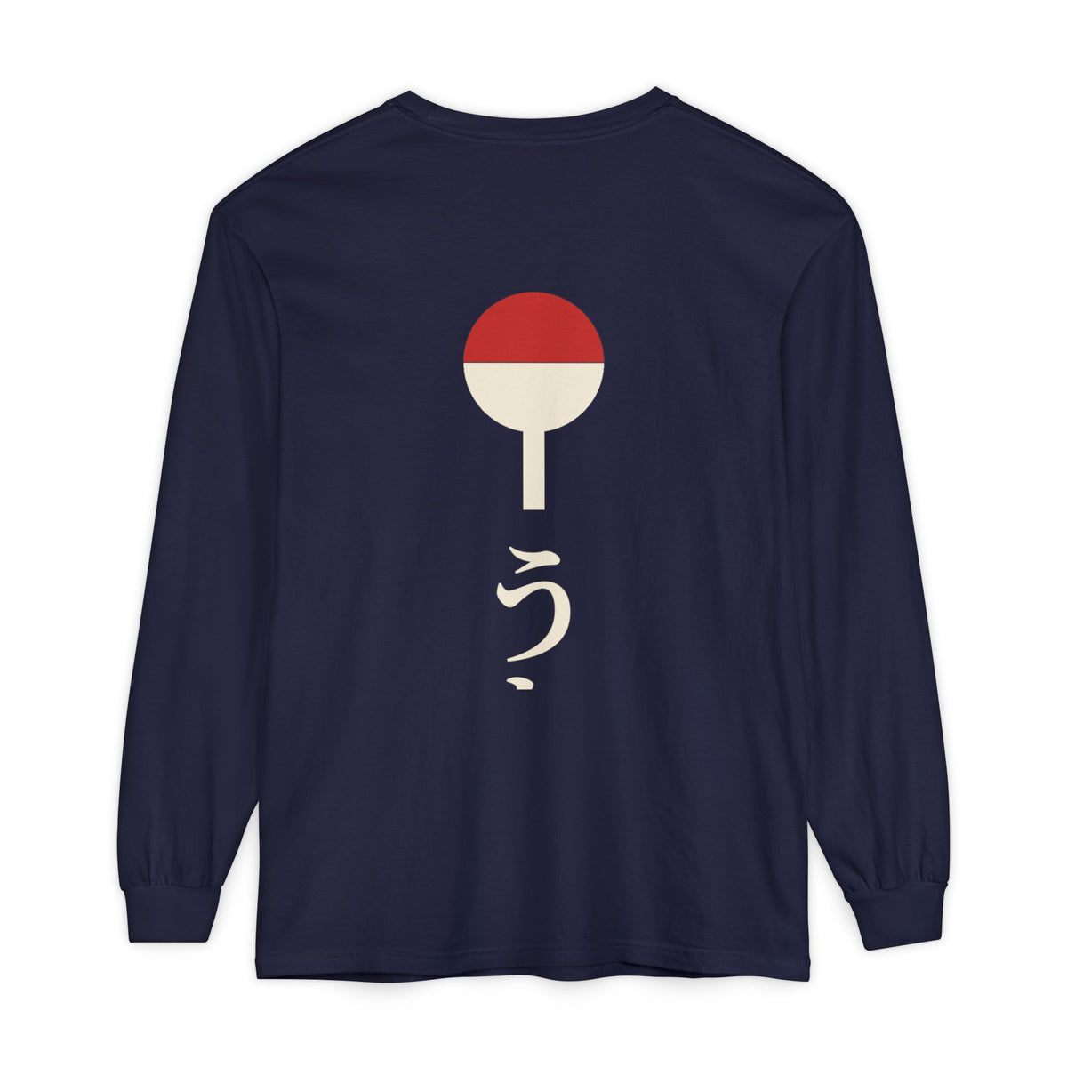 Clan Fan Crest Kanji Long Sleeve Tee | Inspired by the Uchiha clan of Naruto