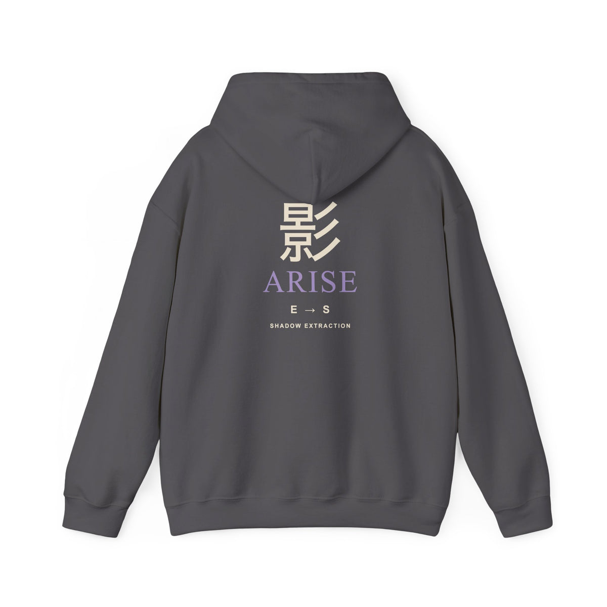 Shadow Rank Kanji Anime Hoodie | Shadow Rank Gym Japanese Streetwear