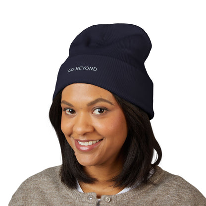 Go Beyond Embroidered Beanie | Inspired by All Might and the students of U.A. from My Hero Academia
