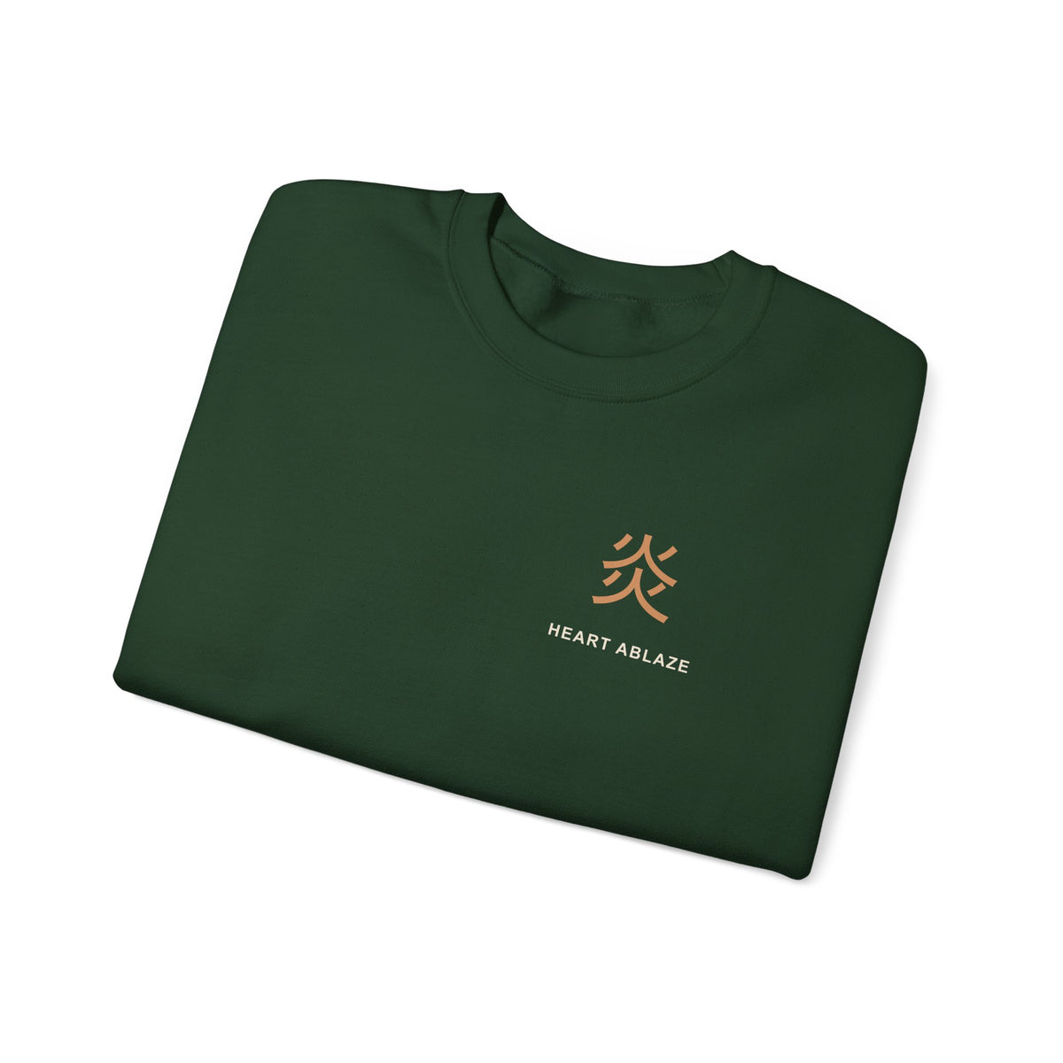 Burning Resolve Kanji Crewneck Sweatshirt | Inspired by Kyojuro Rengoku from Demon Slayer