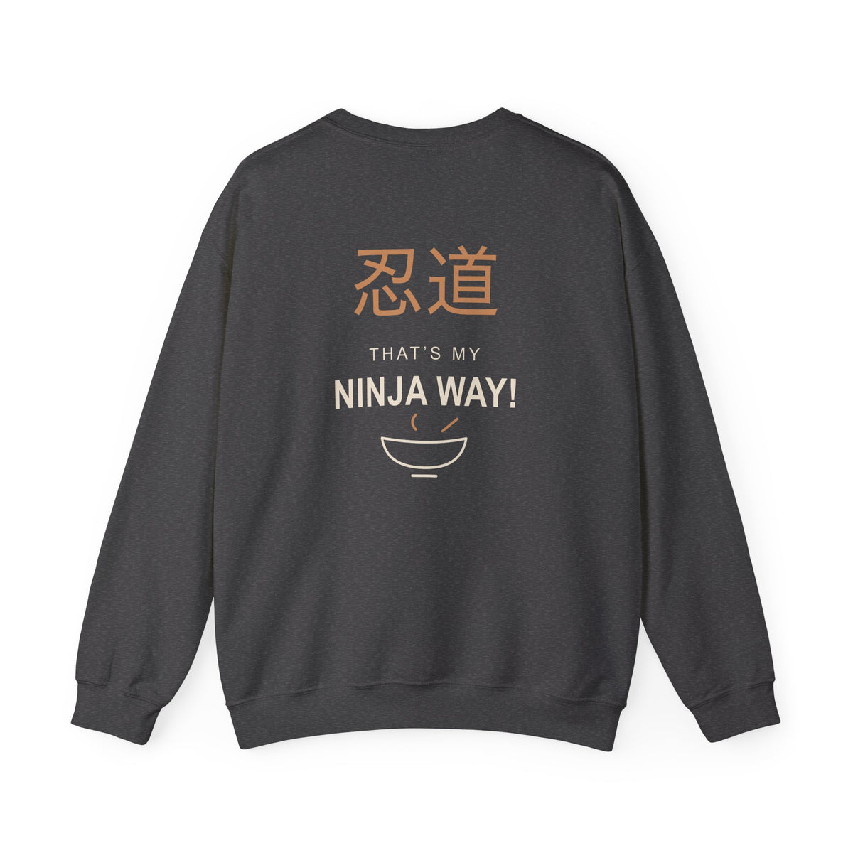 Ninja Way Kanji Anime Crewneck Sweatshirt | Ninja Japanese Streetwear