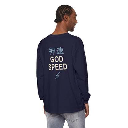 Electric Limit Kanji Long Sleeve Tee | Inspired by Killua Zoldyck from Hunter x Hunter