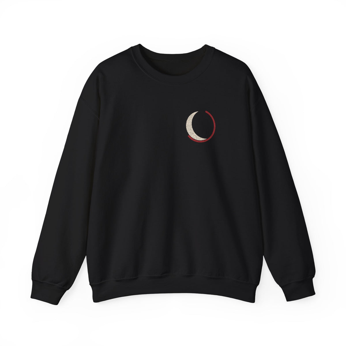 Black Moon Minimalist Crewneck Sweatshirt | Inspired by Ichigo Kurosaki from Bleach