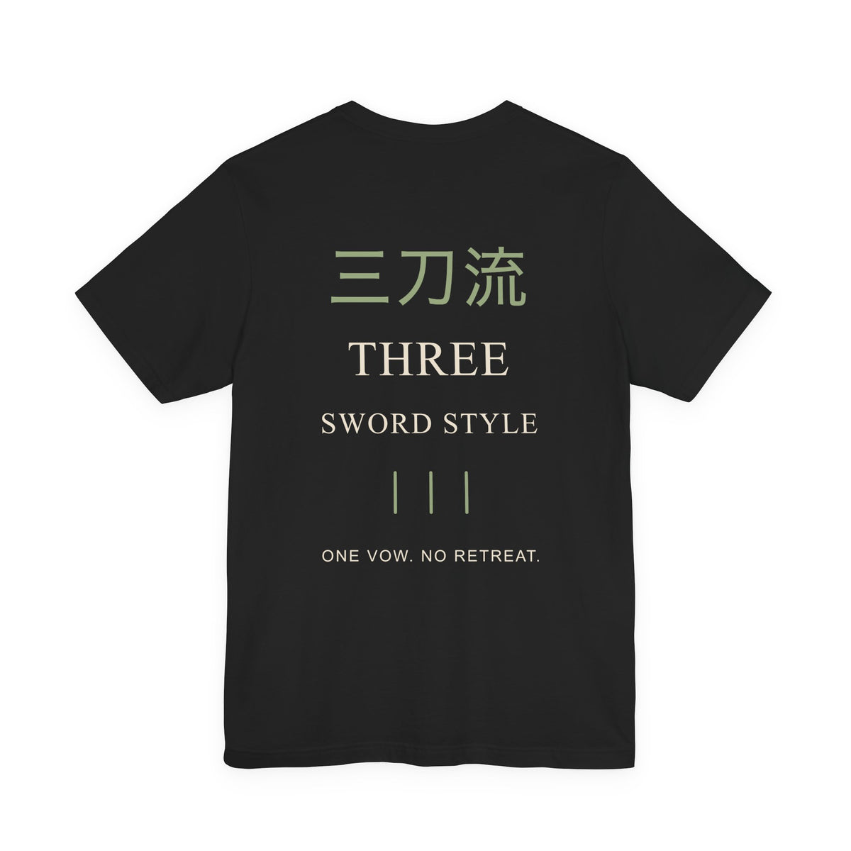 Threefold Vow Kanji Anime Soft Tee | Pirate Japanese Streetwear