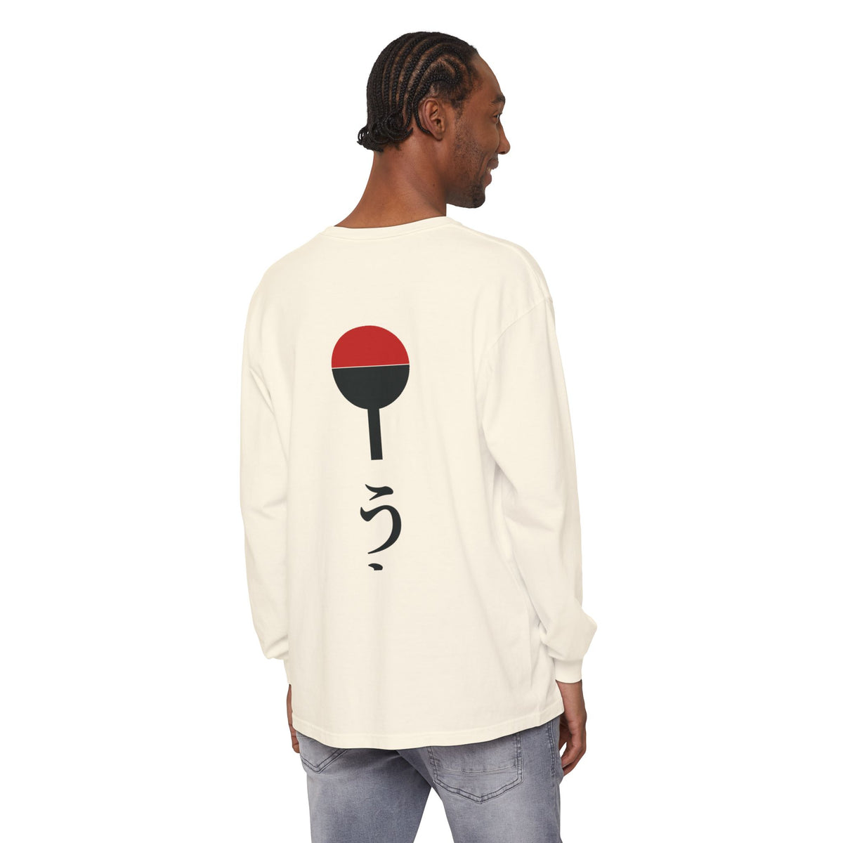 Clan Fan Crest Kanji Long Sleeve Tee | Inspired by the Uchiha clan of Naruto