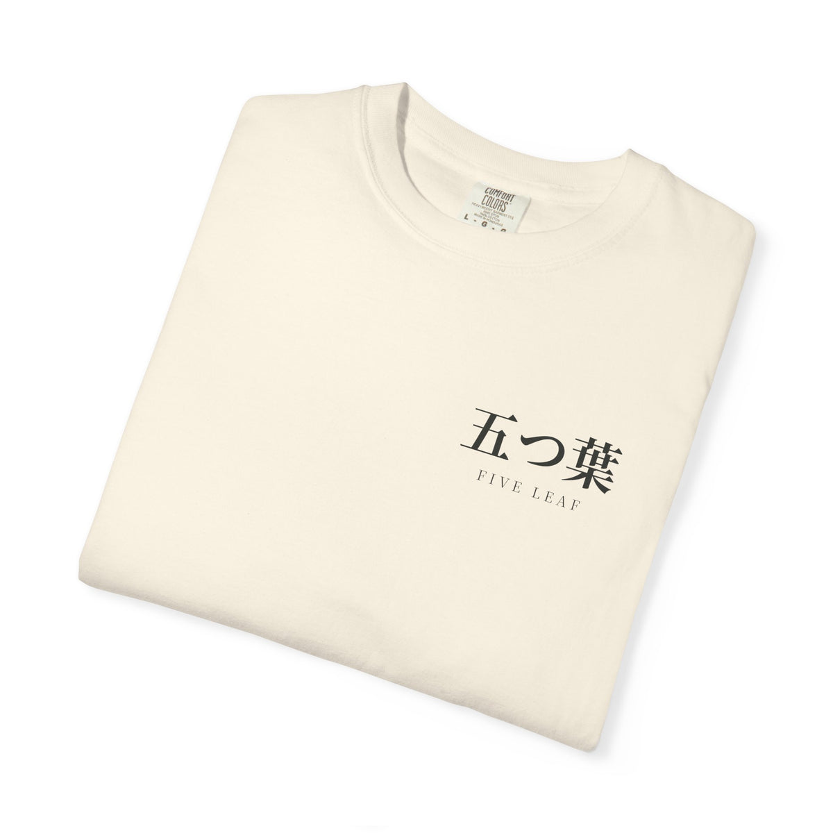 Five Leaf Kanji Heavyweight Tee | Inspired by Asta from Black Clover