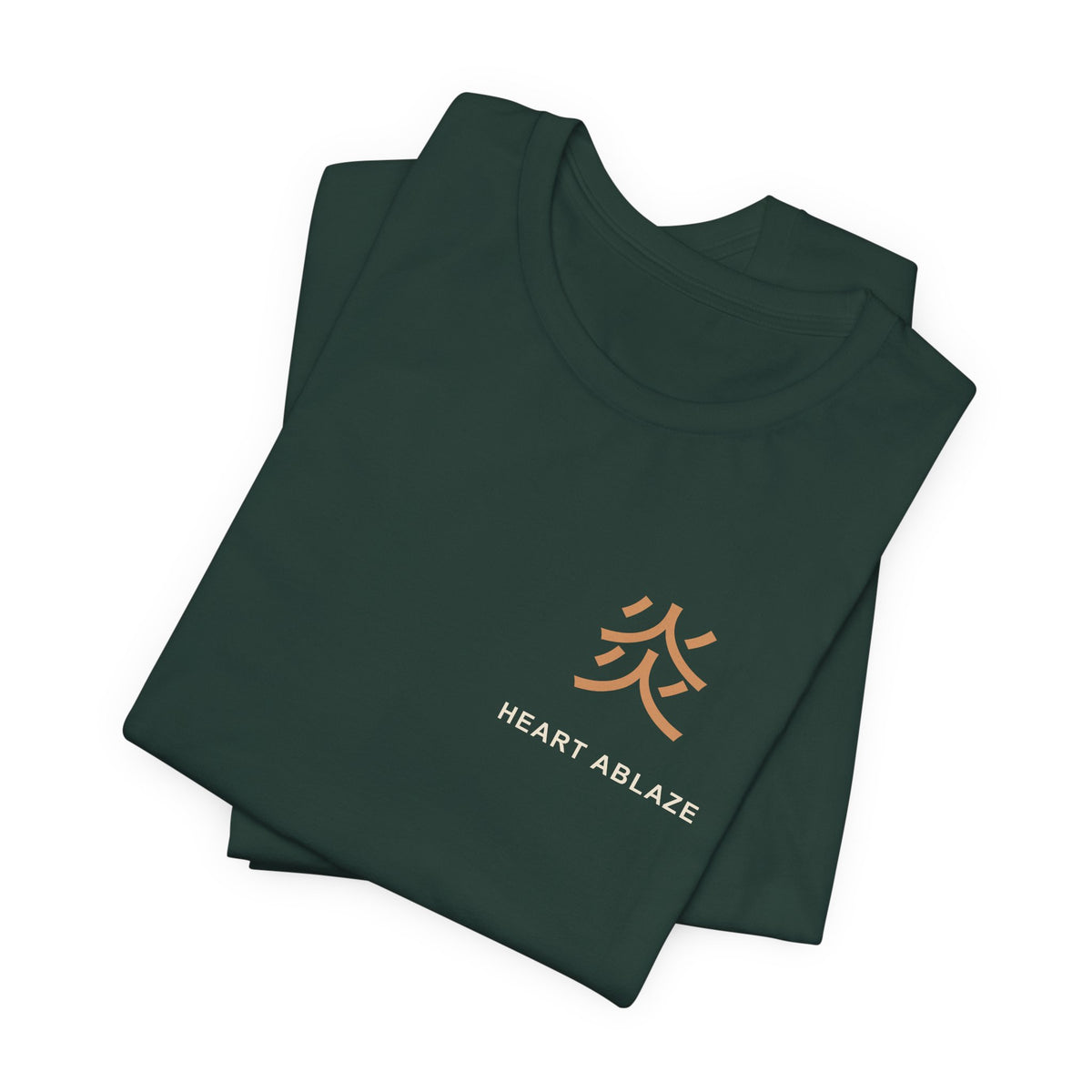 Burning Resolve Kanji Anime Soft Tee | Demon Hunter Japanese Streetwear