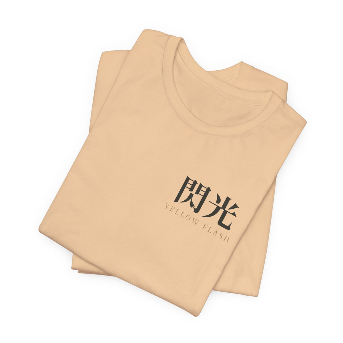 Yellow Flash Kanji Anime Soft Tee | Ninja Japanese Streetwear