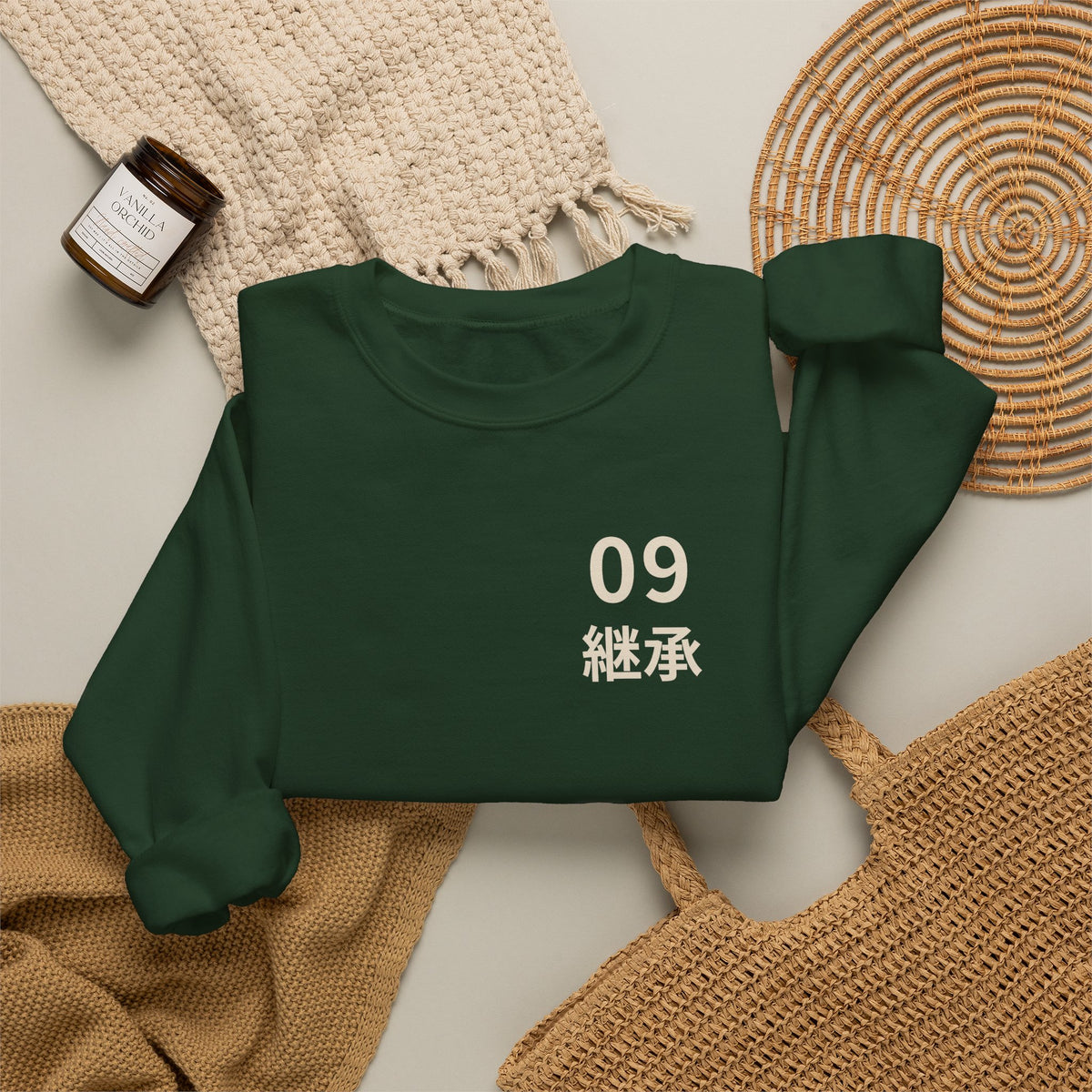 Ninth Kanji Anime Crewneck Sweatshirt | Successor Japanese Streetwear