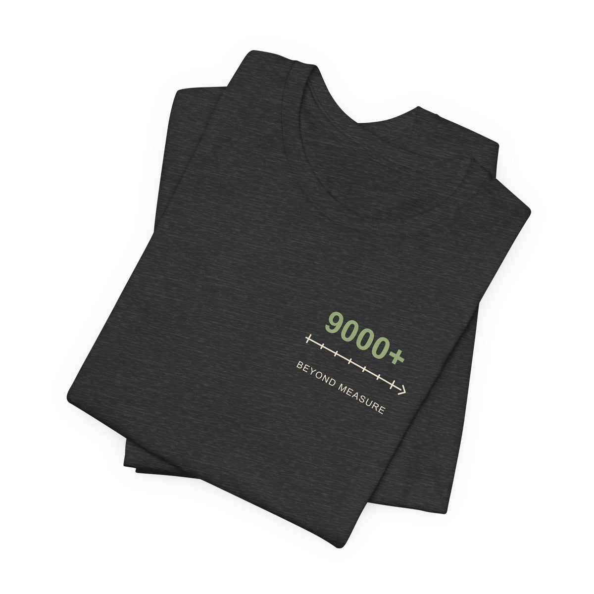 Beyond Measure Minimalist Anime Soft Tee | Power Level Japanese Streetwear