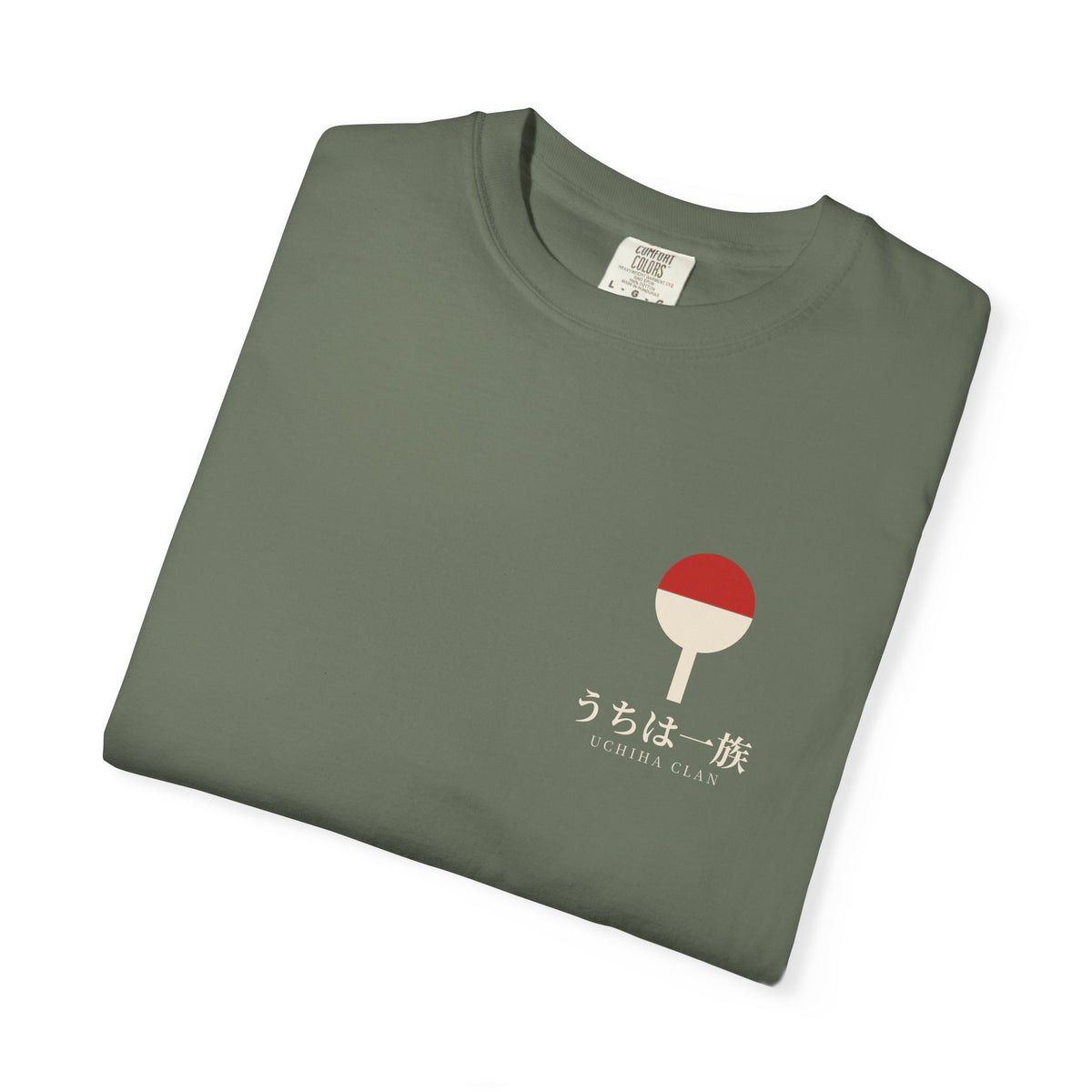 Clan Fan Crest Kanji Anime Tee | うちは一族 Ninja Japanese Streetwear