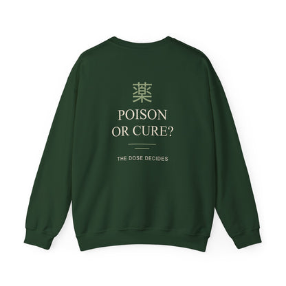 The Dose Makes Kanji Crewneck Sweatshirt | Inspired by Maomao from The Apothecary Diaries