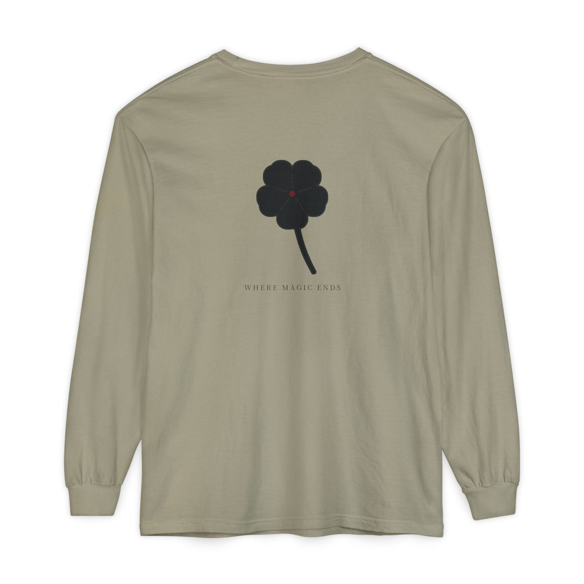 Black Clover Leaf Minimalist Long Sleeve Tee | Inspired by Asta from Black Clover