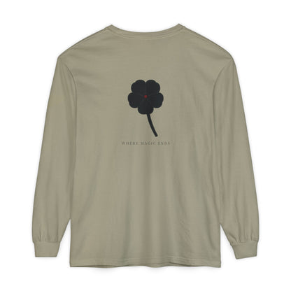 Black Clover Leaf Minimalist Long Sleeve Tee | Inspired by Asta from Black Clover