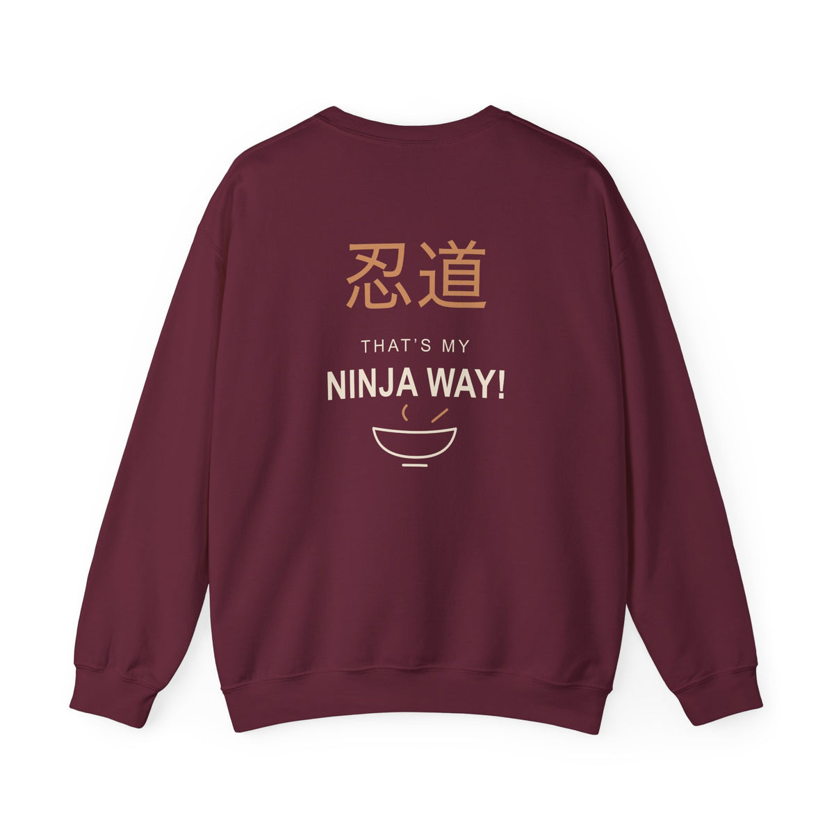 Ninja Way Kanji Anime Crewneck Sweatshirt | Ninja Japanese Streetwear