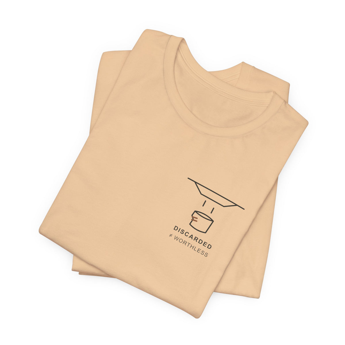 Nothing Wasted Minimalist Anime Soft Tee | Underworld Japanese Streetwear