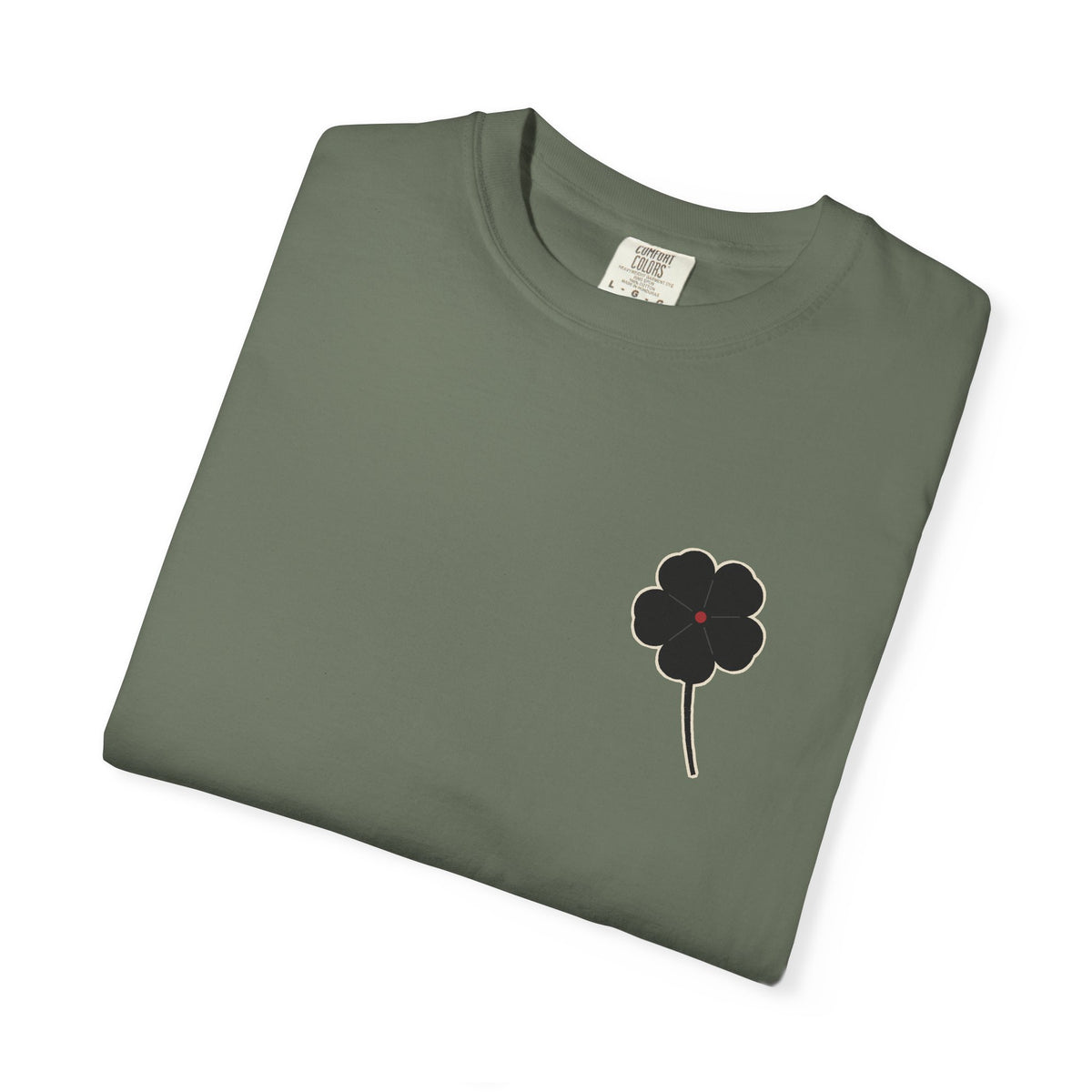 Black Clover Leaf Minimalist Heavyweight Tee | Inspired by Asta from Black Clover