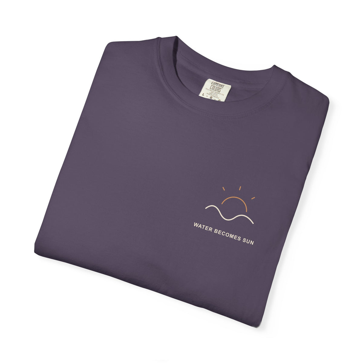 Water Becomes Sun Minimalist Anime Tee | Demon Hunter Japanese Streetwear