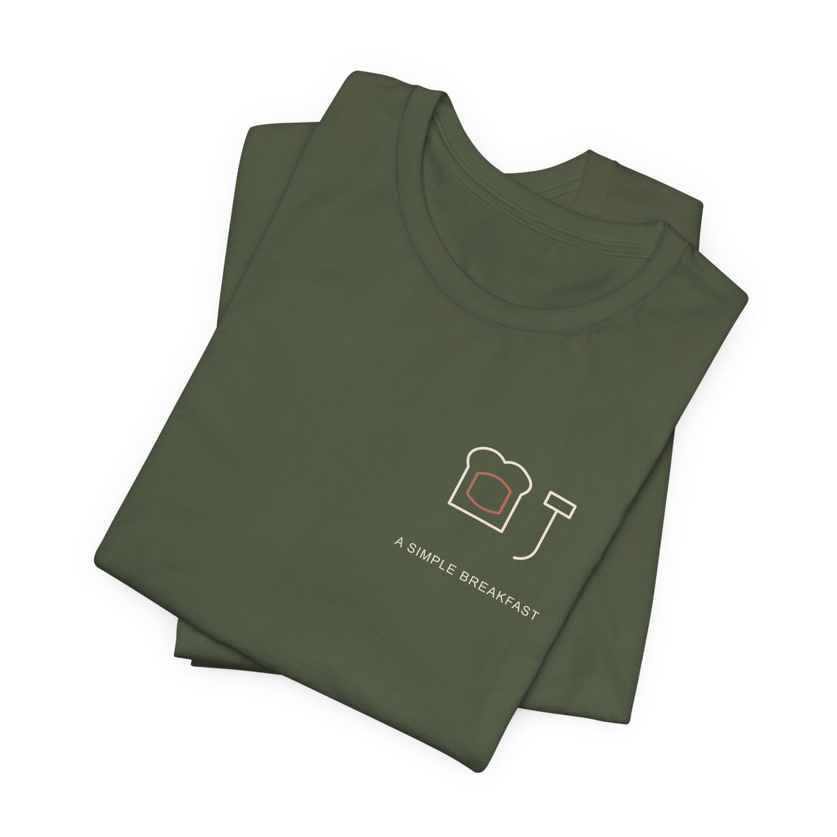Simple Breakfast Minimalist Anime Soft Tee | Devil Hunter Japanese Streetwear