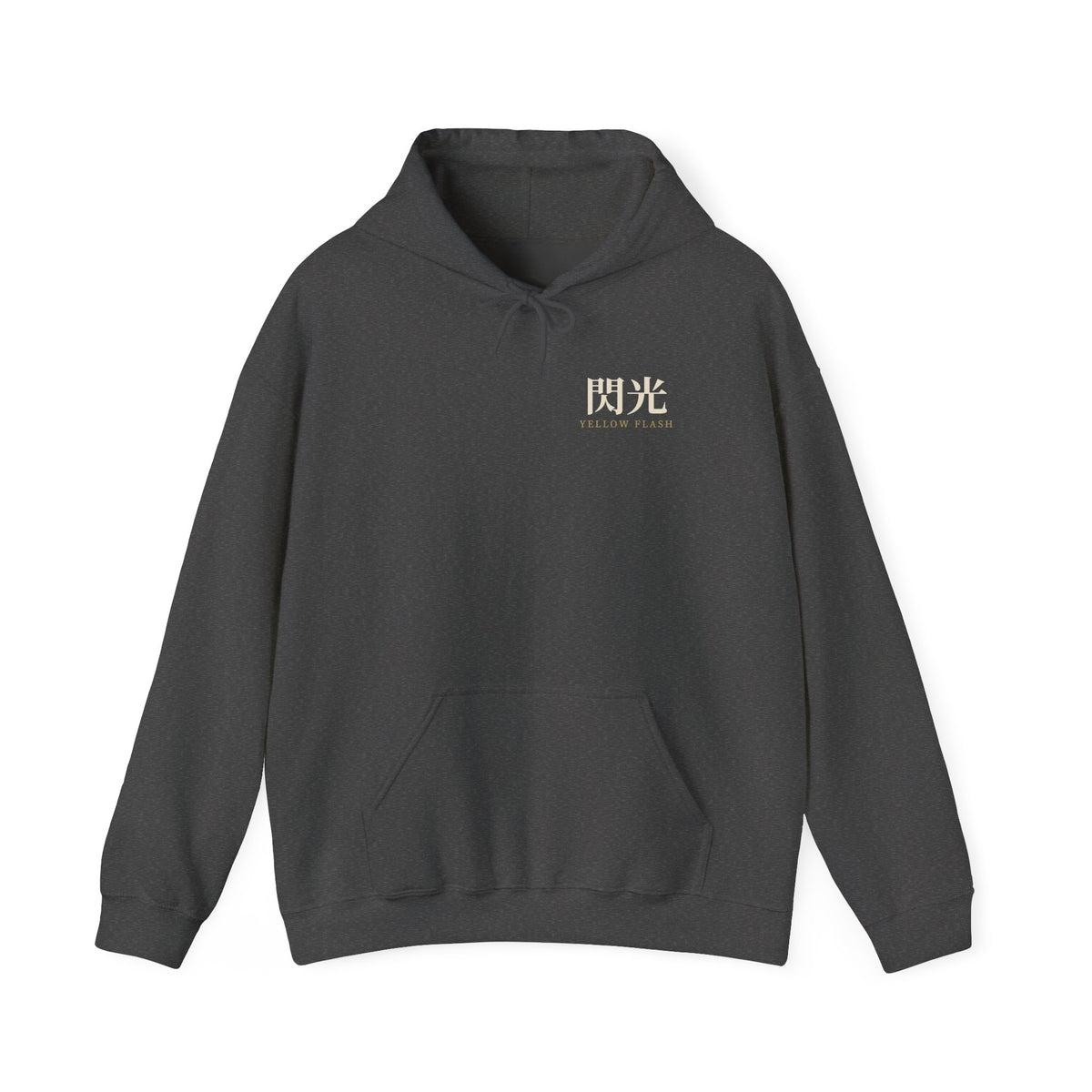 Yellow Flash Kanji Anime Hoodie | Ninja Japanese Streetwear