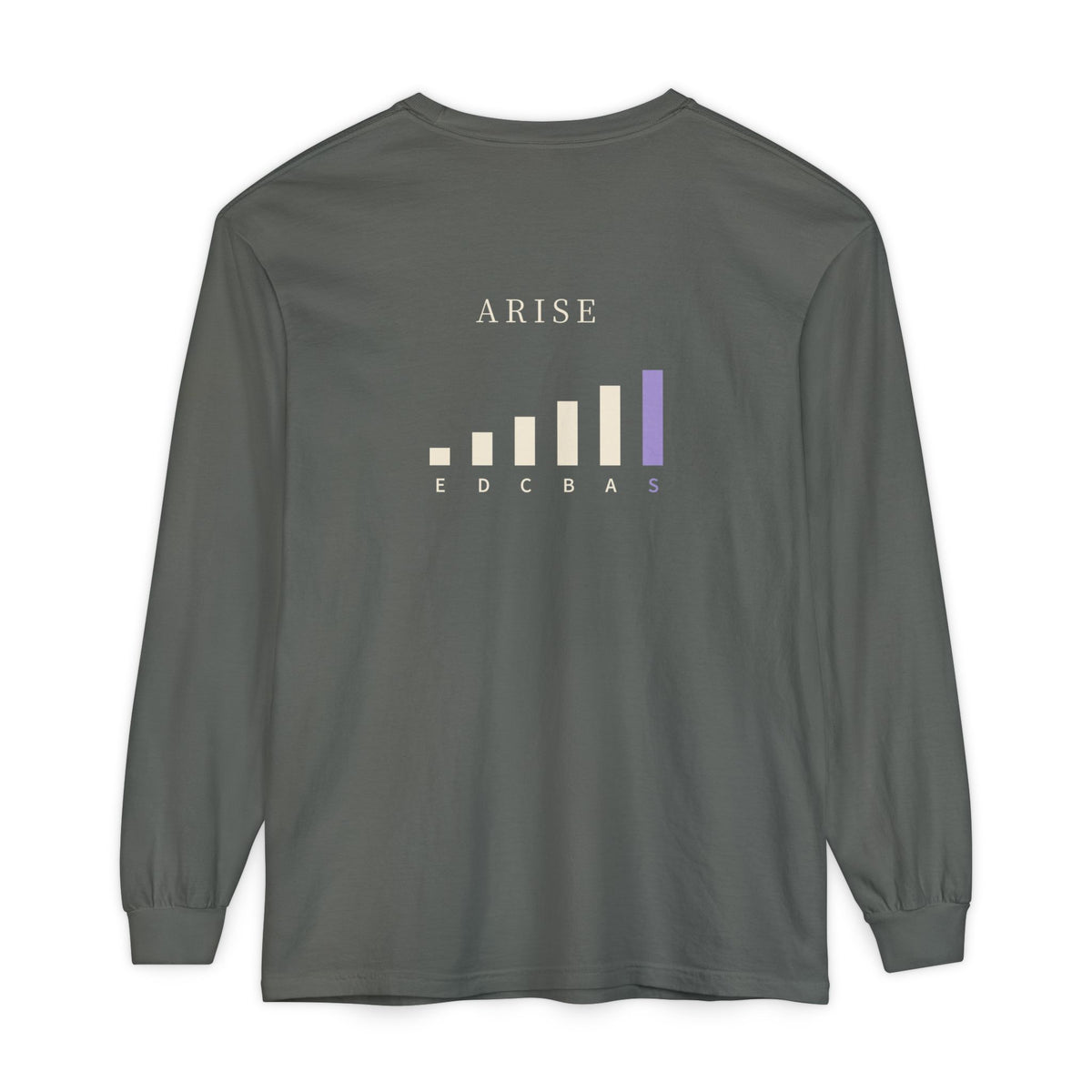 Rank Ascension Kanji Anime Long Sleeve Tee | Shadow Rank Gym Japanese Streetwear