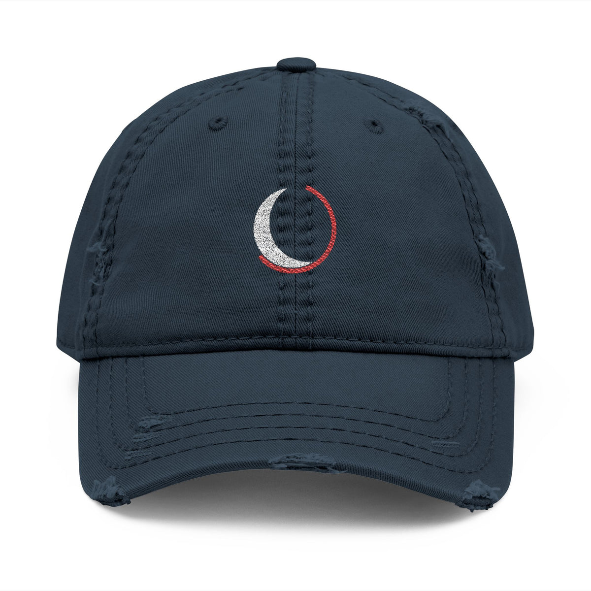 Black Moon Embroidered Dad Hat | Inspired by Ichigo Kurosaki from Bleach