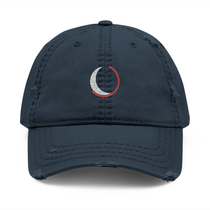 Black Moon Embroidered Dad Hat | Inspired by Ichigo Kurosaki from Bleach