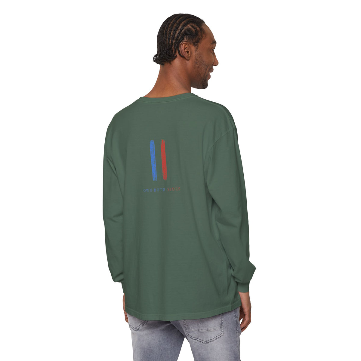 Dual Temperature Kanji Anime Long Sleeve Tee | Ice and Fire Japanese Streetwear