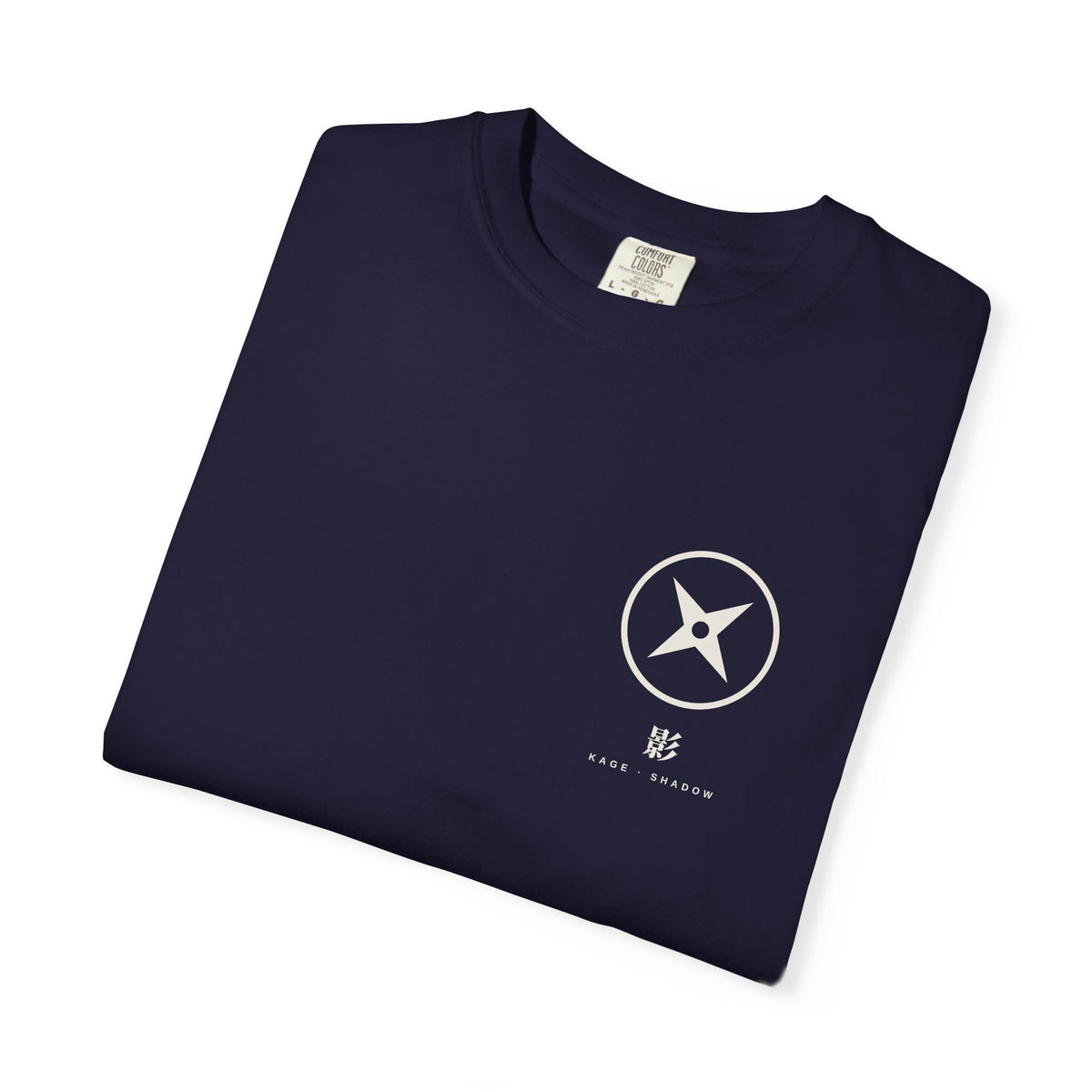 Kage Shadow Star Anime Tee | Minimalist Shinobi Streetwear Shirt