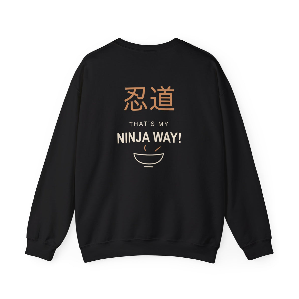 Ninja Way Kanji Anime Crewneck Sweatshirt | Ninja Japanese Streetwear