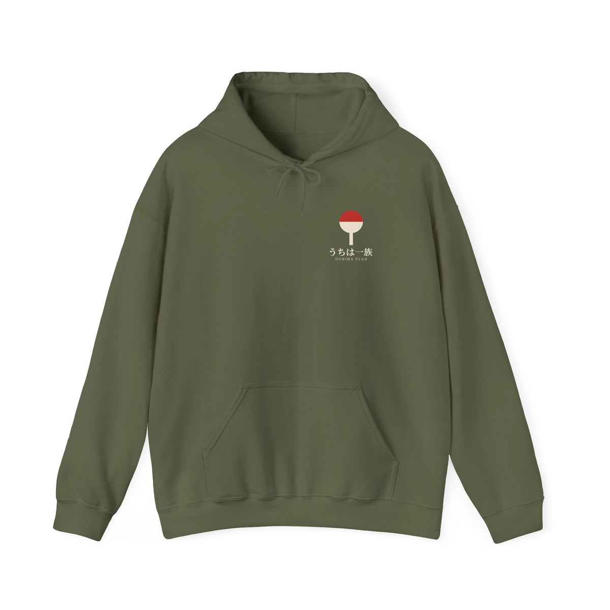 Clan Fan Crest Kanji Anime Hoodie | うちは一族 Ninja Japanese Streetwear