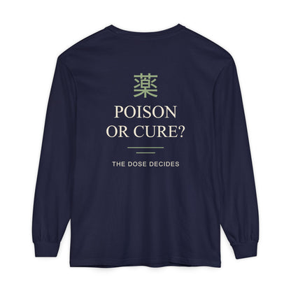 The Dose Makes Kanji Long Sleeve Tee | Inspired by Maomao from The Apothecary Diaries