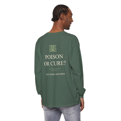 The Dose Makes Kanji Long Sleeve Tee | Inspired by Maomao from The Apothecary Diaries