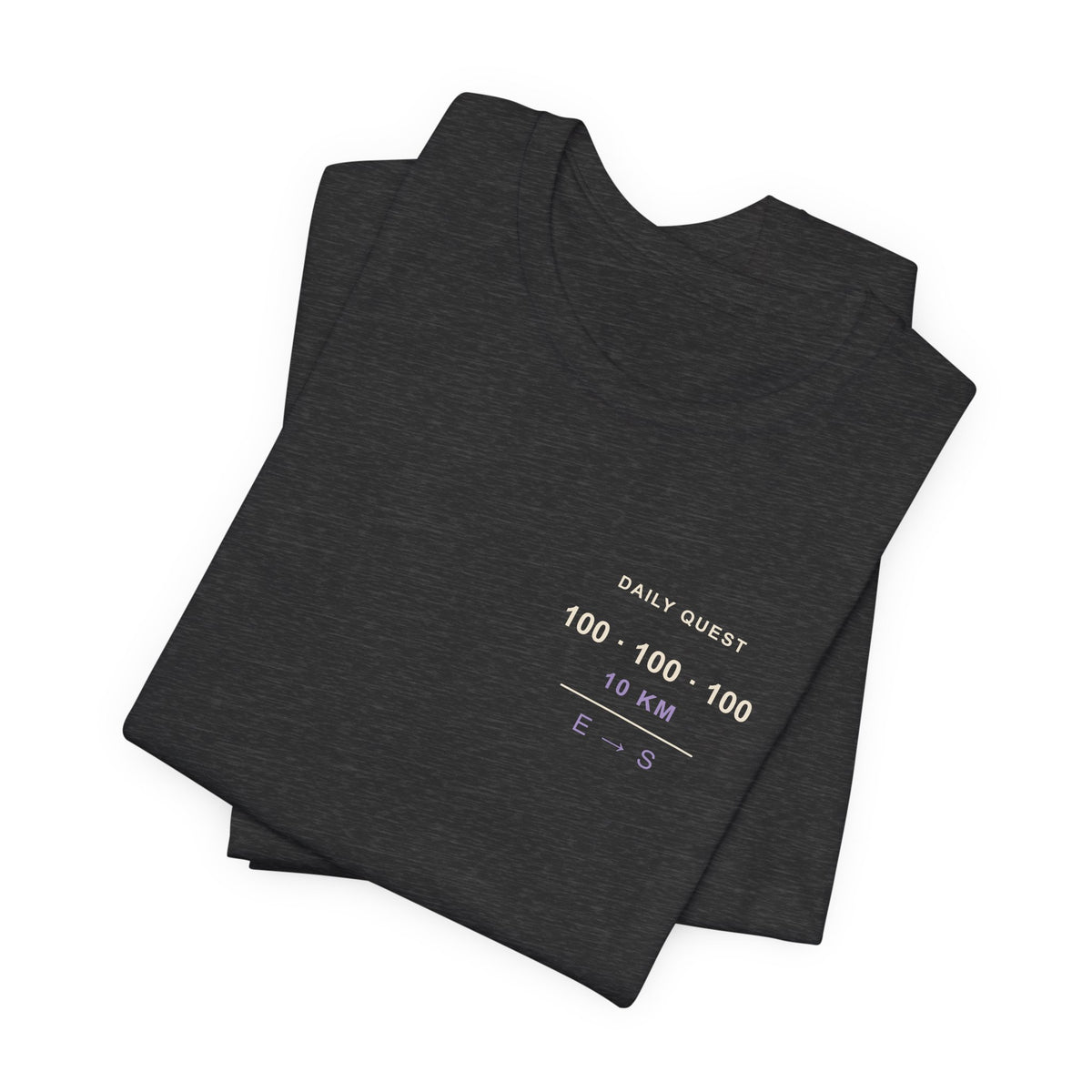 Daily Requirement Minimalist Anime Soft Tee | Shadow Rank Gym Japanese Streetwear
