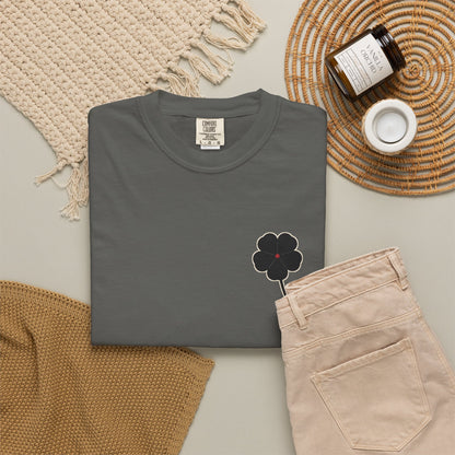 Black Clover Leaf Minimalist Heavyweight Tee | Inspired by Asta from Black Clover
