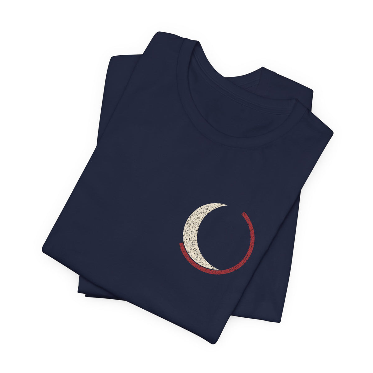 Black Moon Minimalist Anime Soft Tee | Soul Sword Japanese Streetwear