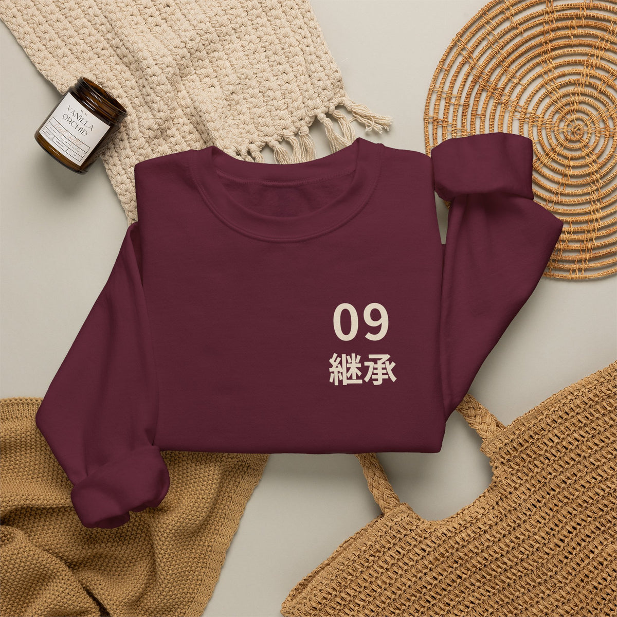 Ninth Kanji Anime Crewneck Sweatshirt | Successor Japanese Streetwear