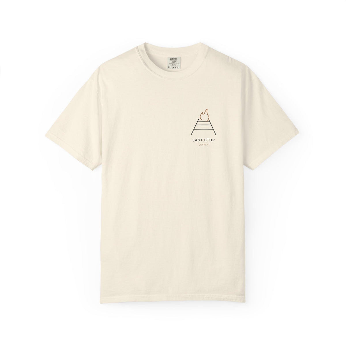 Last Stop Dawn Minimalist Anime Tee | Demon Hunter Japanese Streetwear